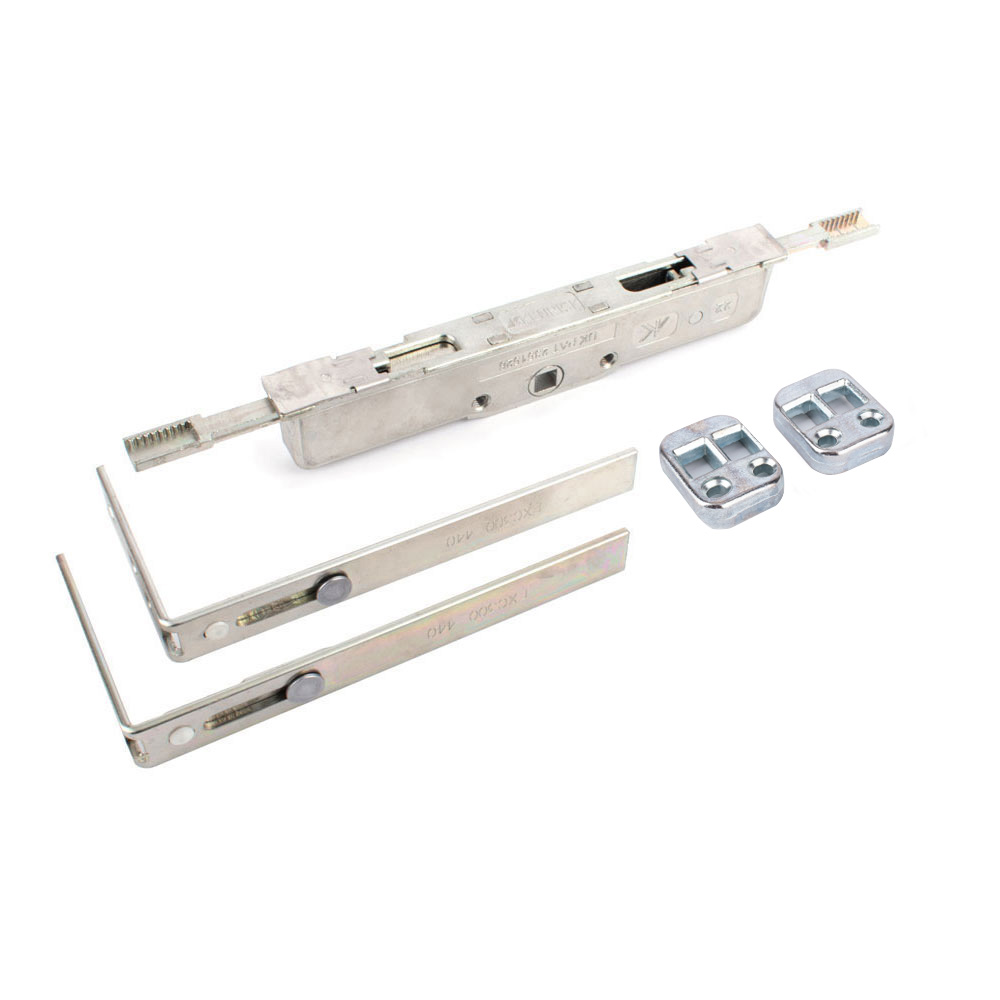 Excalibur Window System Kit 25mm Backset Gearbox No Claws Kit, with Stormproof Keeps, 300-440mm Shootbolts